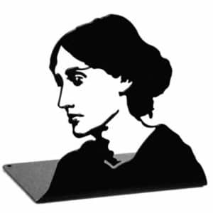 11_Woolf 薇吉妮雅·沃尔夫剪影书夹(Serre-livres Virginia Woolf)